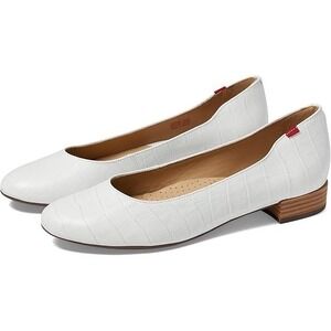MARC‎ JOSEPH NEW YORK Crosby Flat Size 5 1/2 Women's White Patent MFRP $129